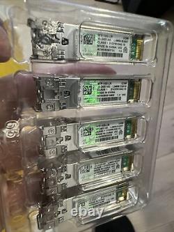 5x CISCO SFP-10G-LR with Hologram NEW / Sealed / Original