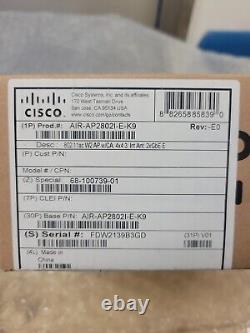 AIR-AP2802I-E-K9 Cisco Aironet 2800 5200 Mbit/s White - BRAND NEW SEALED