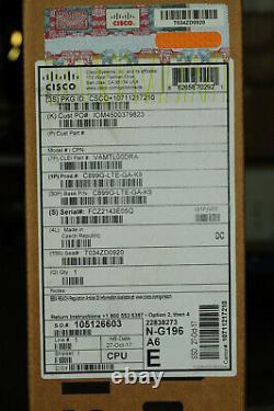 Brand New Cisco C899G-LTE-GA-K9 Cellullar Network Router 800 Series 4G LTE