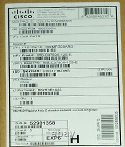 Brand New Cisco WS-C3750X-12S-E 12 Port Giga Fiber Switch 1YrWty TaxInv