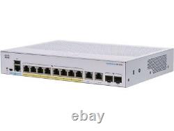 CBS350-8P-2G Cisco Business 350 Series 8-Port Gigabit PoE Managed Switch