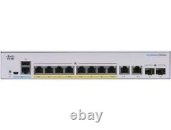 CBS350-8P-2G Cisco Business 350 Series 8-Port Gigabit PoE Managed Switch