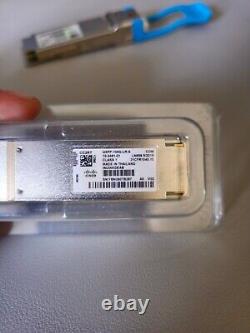 CISCO QSFP-100G-LR-S. 100GBASE WITH hologram original transceiver module