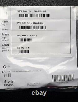 CISCO SFP-10G-LRM 10GBase-LRM Transceiver MMF & SMF (BRAND NEW SEALED)