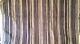 CISCO TEXTILES Kayan Carbon Grey Burmese Stripe Cotton Linen 4 yds+ New