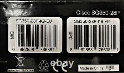 Cisco 24 Port POE Switch SG350-28P (SG350-28P-K9-EU) Neu