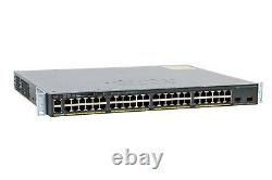 Cisco 2960x 48 Port 740W POE (WS-C2960X-48FPD-LZ) + Stacking Module