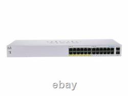 Cisco Business 110 Series 110-24PP Switch 24 Ports Unmanaged Rack-mou