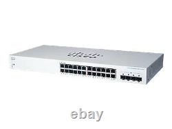 Cisco Business 220 Series CBS220-24T-4G switch 28 ports smart rack-mountable