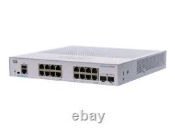 Cisco Business 250 Series CBS250-16T-2G switch 18 ports smart rack-mountable