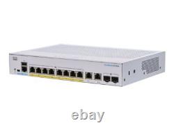 Cisco Business 250 Series CBS250-8PP-E-2G switch 8 ports smart rack-mountable