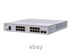 Cisco Business 350 Series 350-16T-2G switch 16 ports Managed rack-mountable