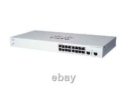 Cisco Business CBS220-16P-2G Smart Switch 16 Port GE PoE 2x1G SFP 3-Y