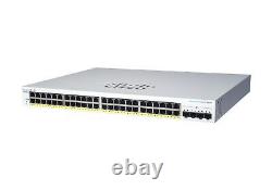 Cisco Business CBS220-48T-4G Smart Switch 48 Port GE 4x1G SFP 3-Year Limit
