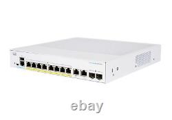 Cisco Business CBS350-8FP-2G Managed Switch 8 Port GE Full PoE 2x1G Combo