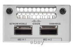 Cisco C9300-NM-2Q Network Module 2 x 40GB Ports. Cisco C9300 Series