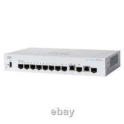 Cisco CBS350-8S-E-2G 8 Port Gigabit SFP Managed Switch with 2 Gig Combo Ports