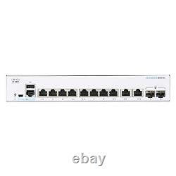 Cisco CBS350-8T-E-2G 8 Port Gigabit Managed Switch with 2 Gig Combo Ports