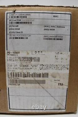 Cisco CatalystWS-C3560CX-12PC-S Switch NEW