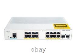 Cisco Catalyst 1000-16P-2G-L switch 16 ports Managed rack-mountable