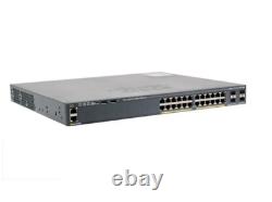 Cisco Catalyst 2960-X Series WS-C2960X-24PS-L POE 4 x 1G SFP Switch Ref0423