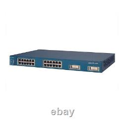 Cisco Catalyst 3550 Switch WS-C3550-24-SMI 10/100 24-Port Ethernet Switch 2 GBIC
