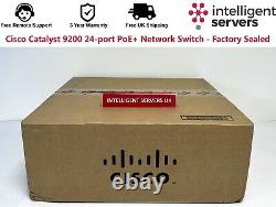 Cisco Catalyst 9200 24-port PoE+ Network Essentials Switch C9200-24P-E F/S
