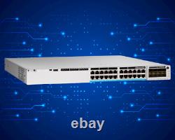 Cisco Catalyst 9300 24 UPOE C9300-24U-A with C9300-NM-8X C9300-24UX-AV02 DUAL PS