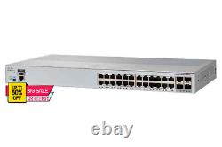 Cisco Catalyst C2960L 24 10/100/1000 Switch Fibre Optic (FO) WS-C2960L-24TS-LL