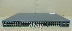 Cisco Catalyst WS-C2960X-48FPS-L 48 Ports Managed Switch Rack- Mountable