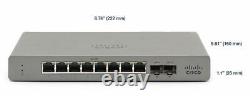 Cisco GS110-8P-HW-UK Meraki Go 8 Port POE Switch UK Power 8 Ports PoE