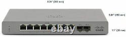 Cisco Meraki Go 8 Port POE Switch UK Power ETHERNET 8x 1GB PoE 2x 1GB Uplink
