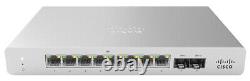 Cisco Meraki MS120-8LP 8 Port Cloud Managed Gigabit Ethernet Switch Brand New