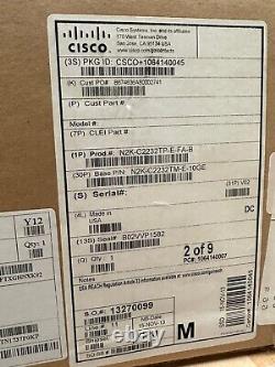 Cisco N2K-C2232TP-E-FA-B 10G Expansion Module New retail sealed in box