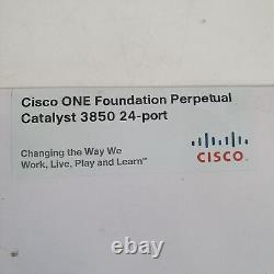 Cisco ONE Foundation Perpetual License for Catalyst 3850 24 Ports RRP $1528.50