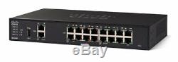 Cisco RV345P-K9-G5 Dual WAN 16-Port Gigabit Ethernet POE VPN Router Rack Mount
