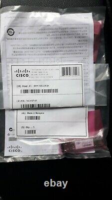 Cisco SFP-10G-LR-S 10GBASE-LR SFP Transceiver 1310nm 10km (BRAND NEW SEALED)