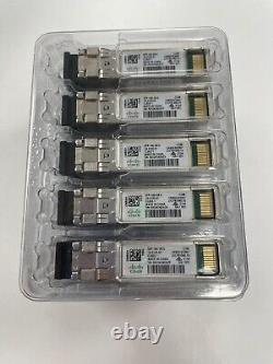 Cisco SFP-10G-SR-S SFP Transceiver Module Pack x5