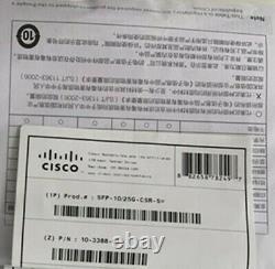 Cisco SFP-10-25G-CSR-S Gigabit Fibre Multimode 25G Module (Brand New Sealed)