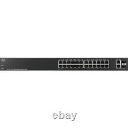 Cisco SG220-26-K9 Gigabit Ethernet Copper 26-Ports Smart Plus Switch Combo SFP