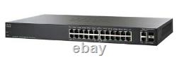 Cisco SG250-26HP 24-Port Gigabit PoE Rackmount Switch