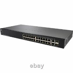Cisco SG250-26-26-K9-NA 26 Port Ethernet Gigabit Smart Rack-Mountable Switch