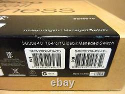 Cisco SG300-10 Switch 10 Port Gigabit Managed SRW2008 K9 G5 NEW NEU NUOVO