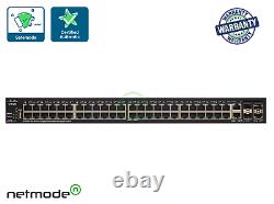 Cisco SG350X-48MP 48-Port Gigabit PoE Stackable Managed Switch SG350X-48MP-K9-NA
