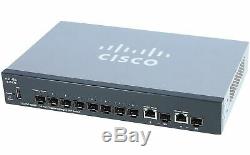Cisco SG350-10SFP-K9-EU Small Business SG350-10SFP Managed L2/L3 Schwarz 1U