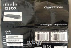 Cisco SG350-28 28-Port Gigabit Managed Switch Brand New Not Ordinal Box Warranty