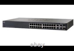 Cisco Sg300-28p 28 Port Gigabit PoE Managed Network Ethernet Switch