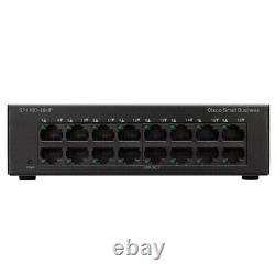 Cisco Small Business SF110D-16HP-EU 16 Port 10/100 PoE+ Unmanaged Switch