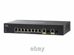 Cisco Small Business SG350-10P Switch L3 Managed 8 x 10/100/1000 (PoE+) +