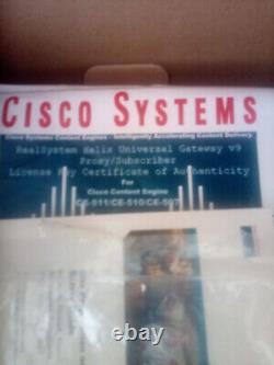Cisco Systems 500 series CE-511-K9 Content Engine with unused Licence Boxed